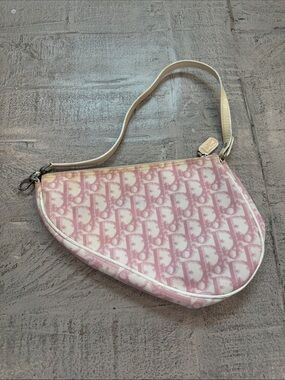 Dior Pink Saddle Bag